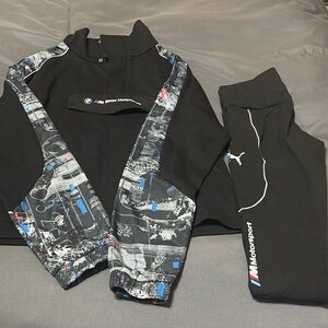 Never wore Puma athletic outfit. Perfect if you drive BMW!!